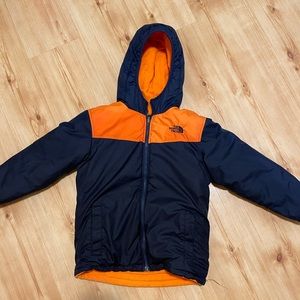 Boys Northface Reversible winter coat small 7